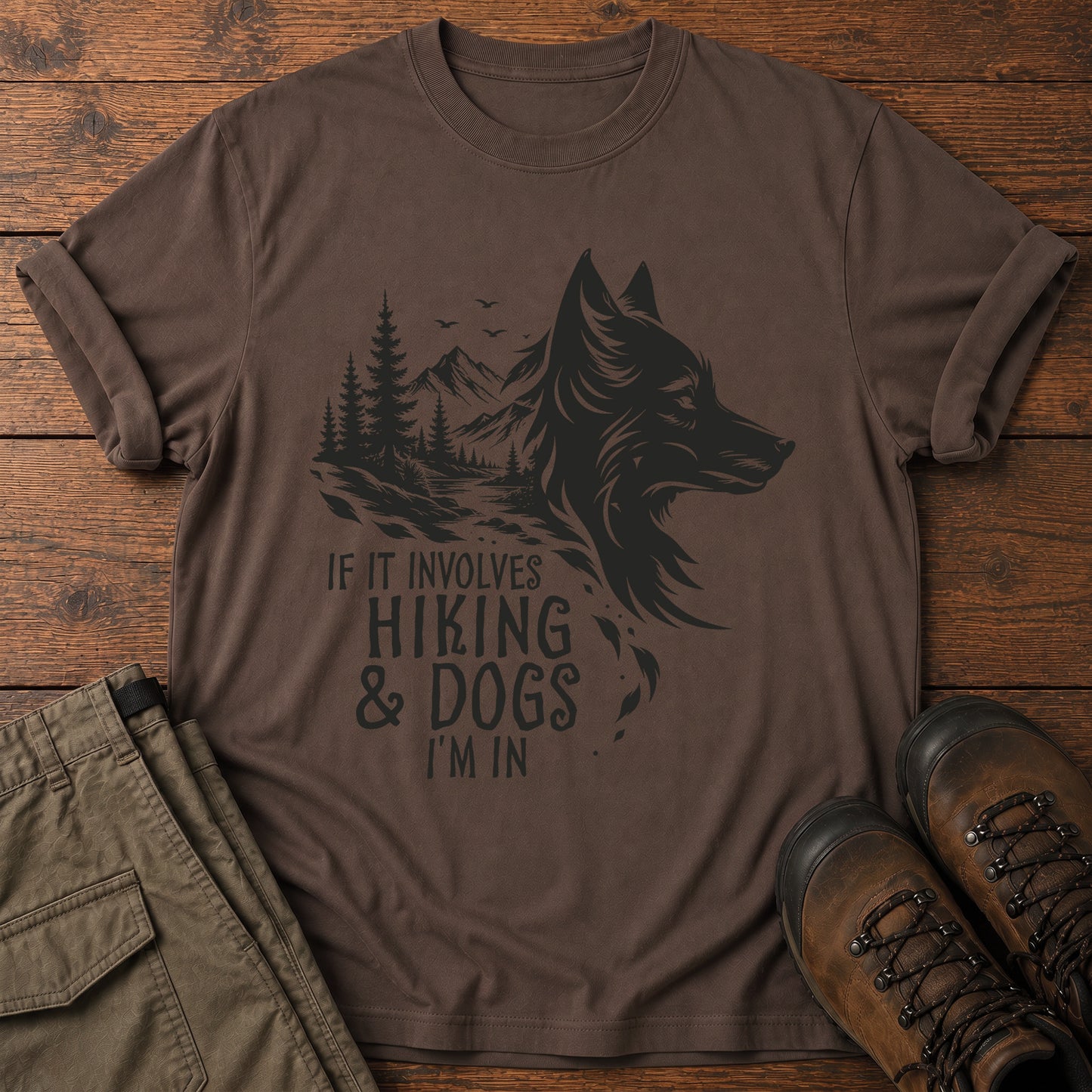 Hiking and Dogs T-Shirt