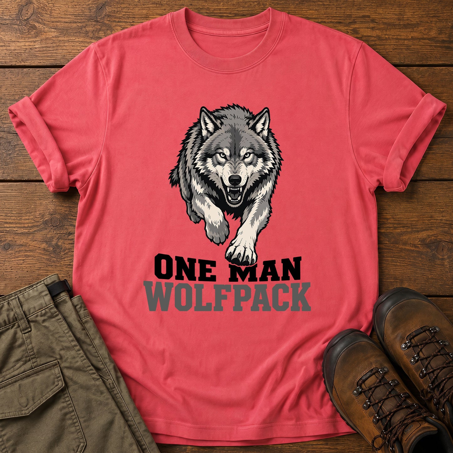 One Man Wolfpack T-Shirt
