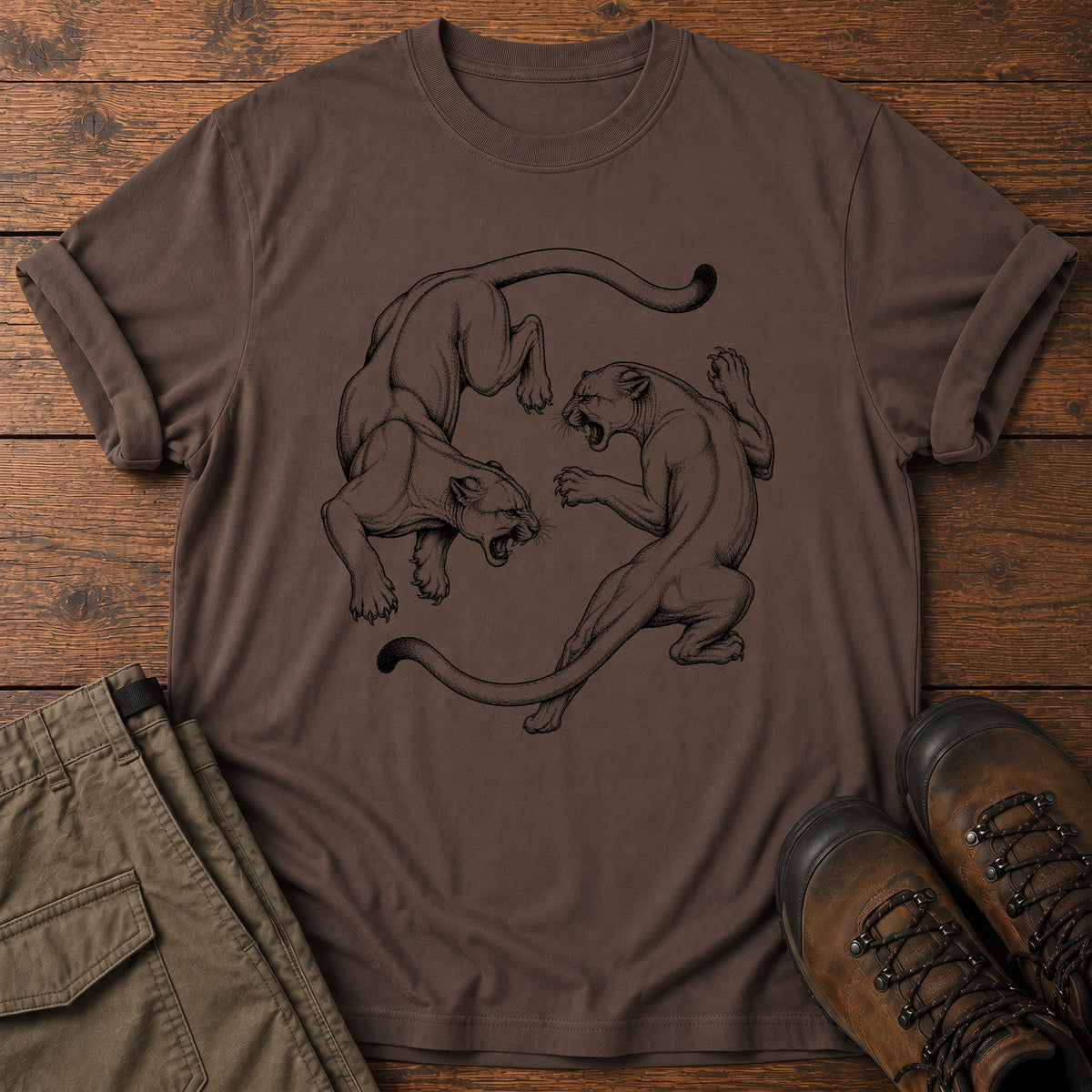 Yin Yang Cats T-Shirt