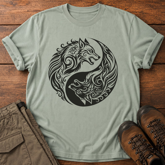 Yin Yang Wolves T-Shirt