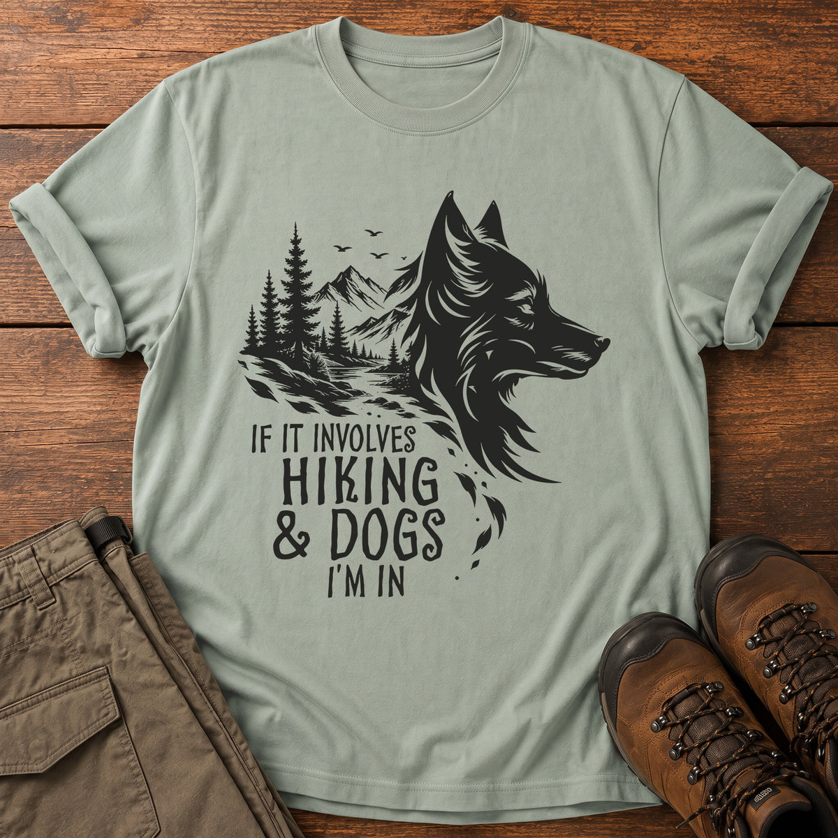 Hiking and Dogs T-Shirt