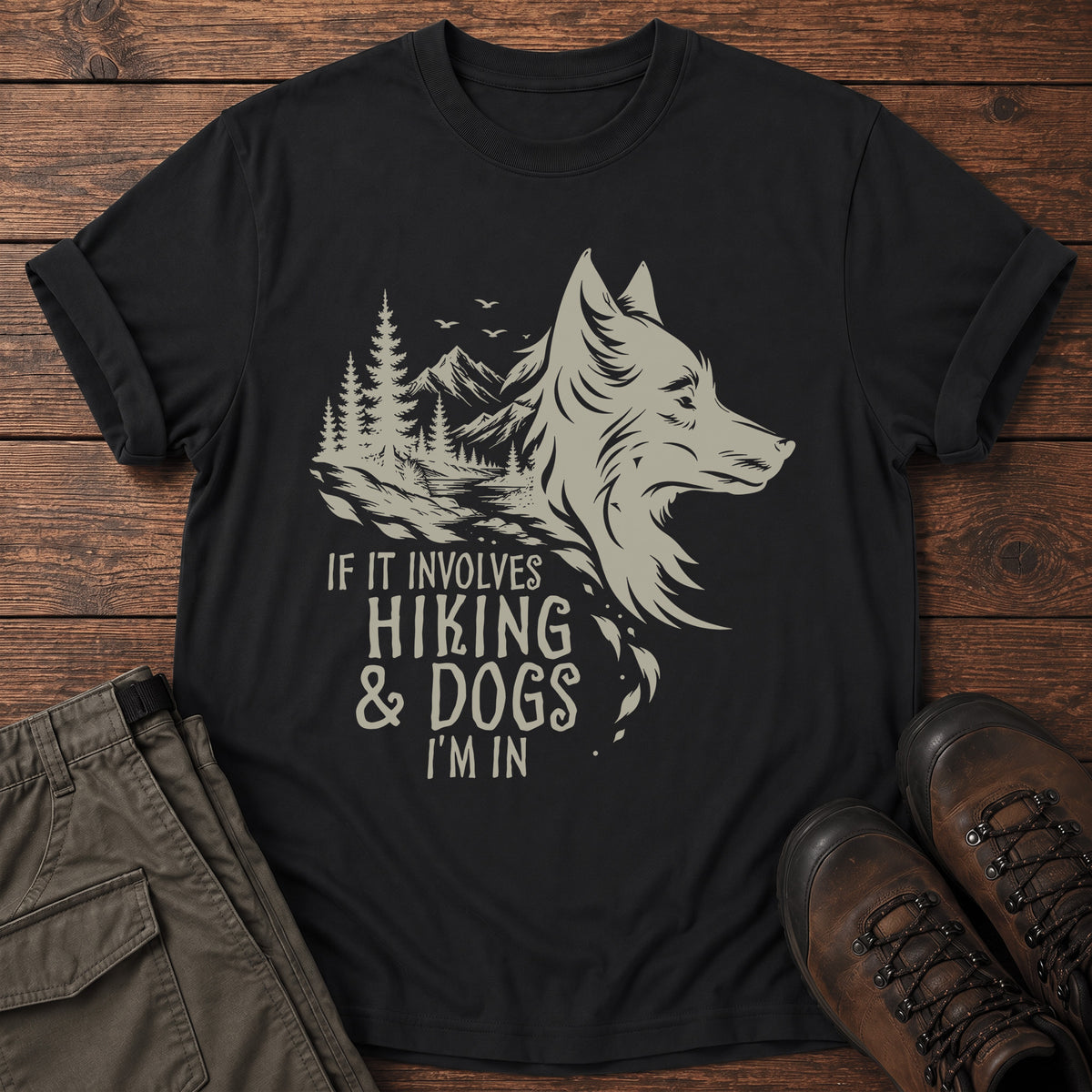 Hiking and Dogs T-Shirt