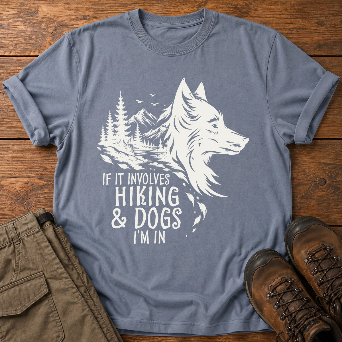 Hiking and Dogs T-Shirt