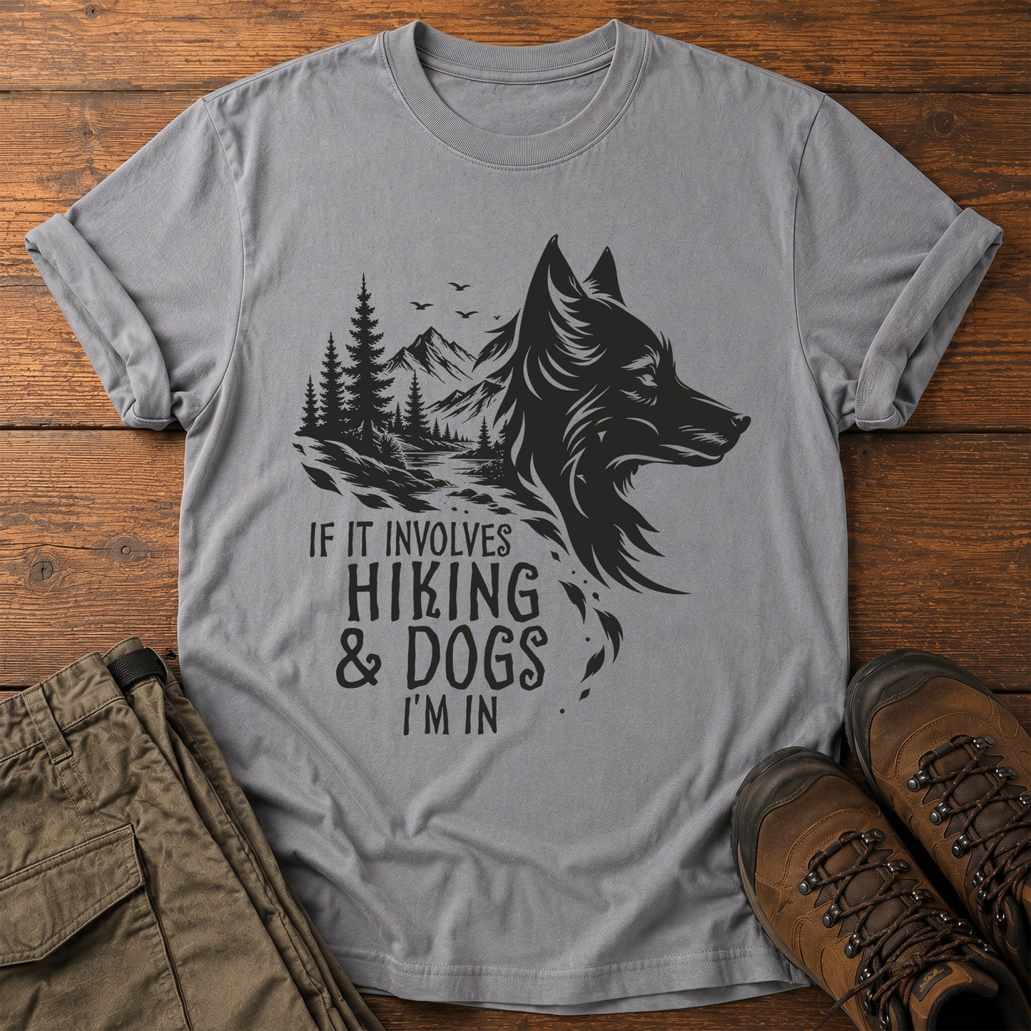 Hiking and Dogs T-Shirt