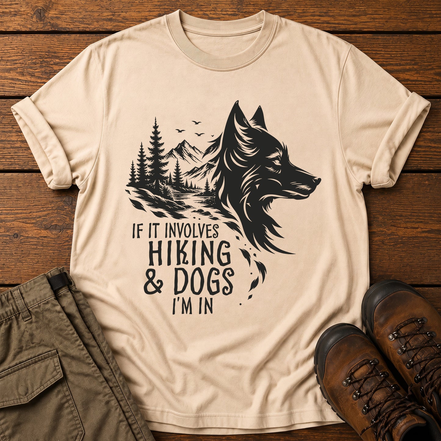 Hiking and Dogs T-Shirt