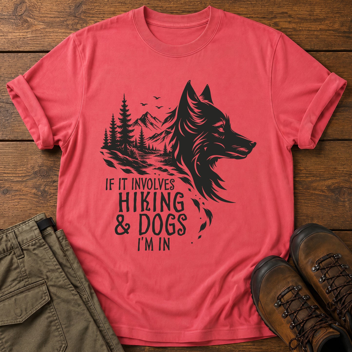 Hiking and Dogs T-Shirt