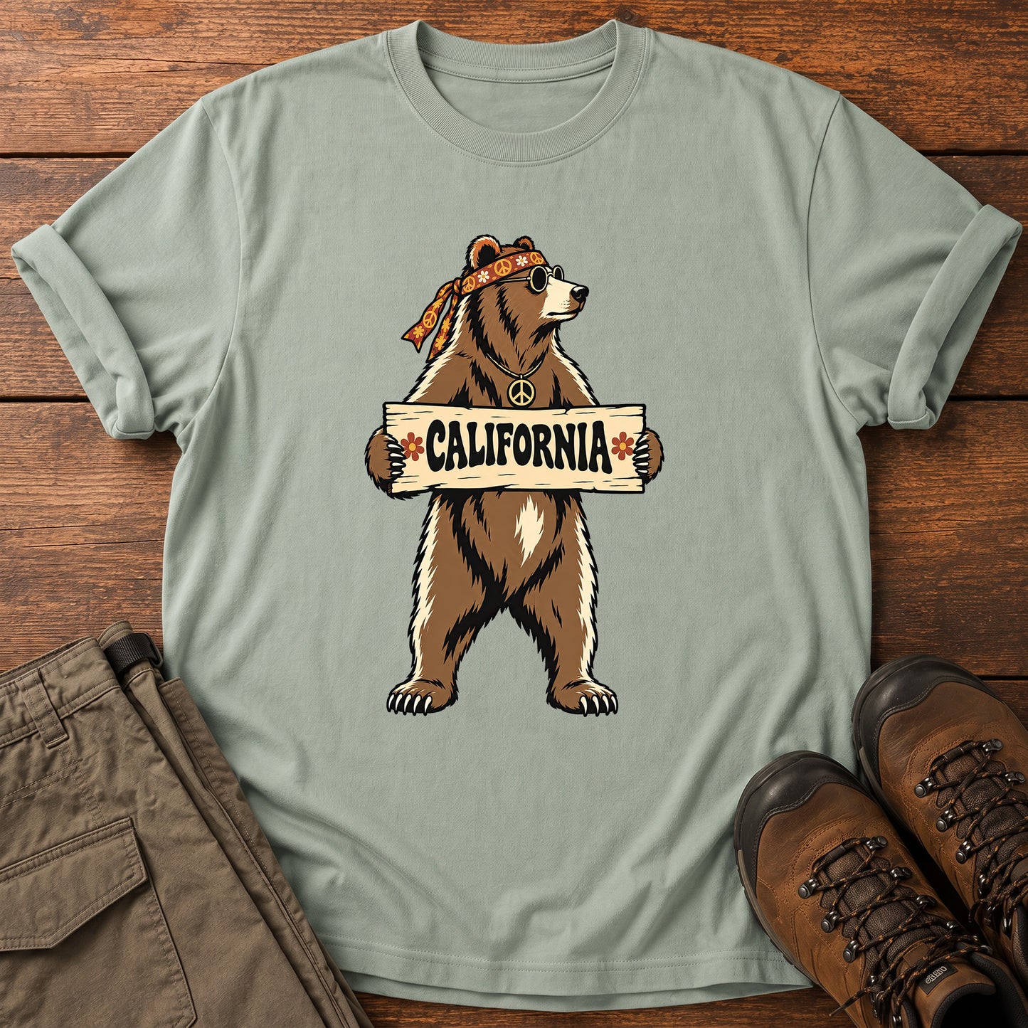 Hitchhiking Bear T-Shirt