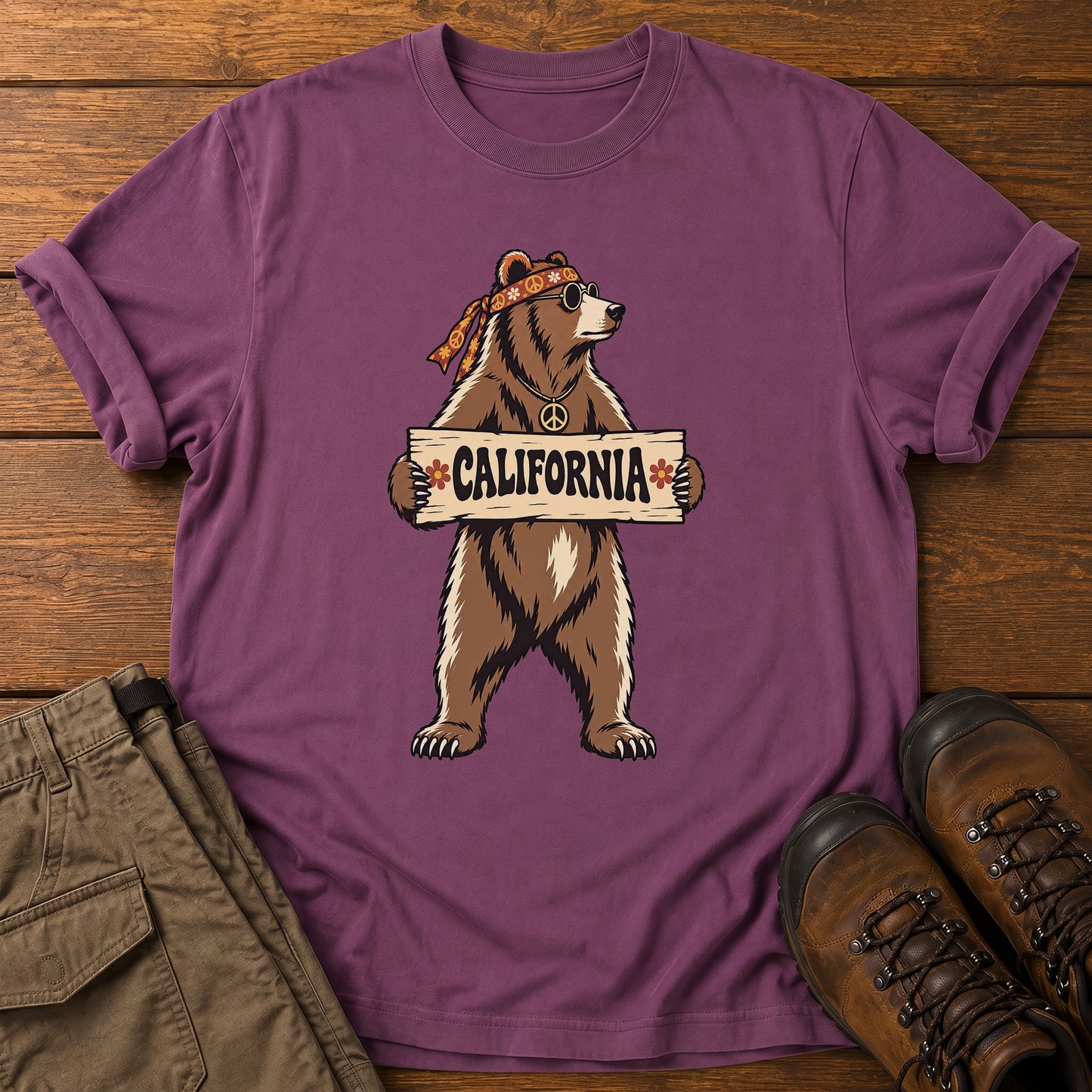 Hitchhiking Bear T-Shirt