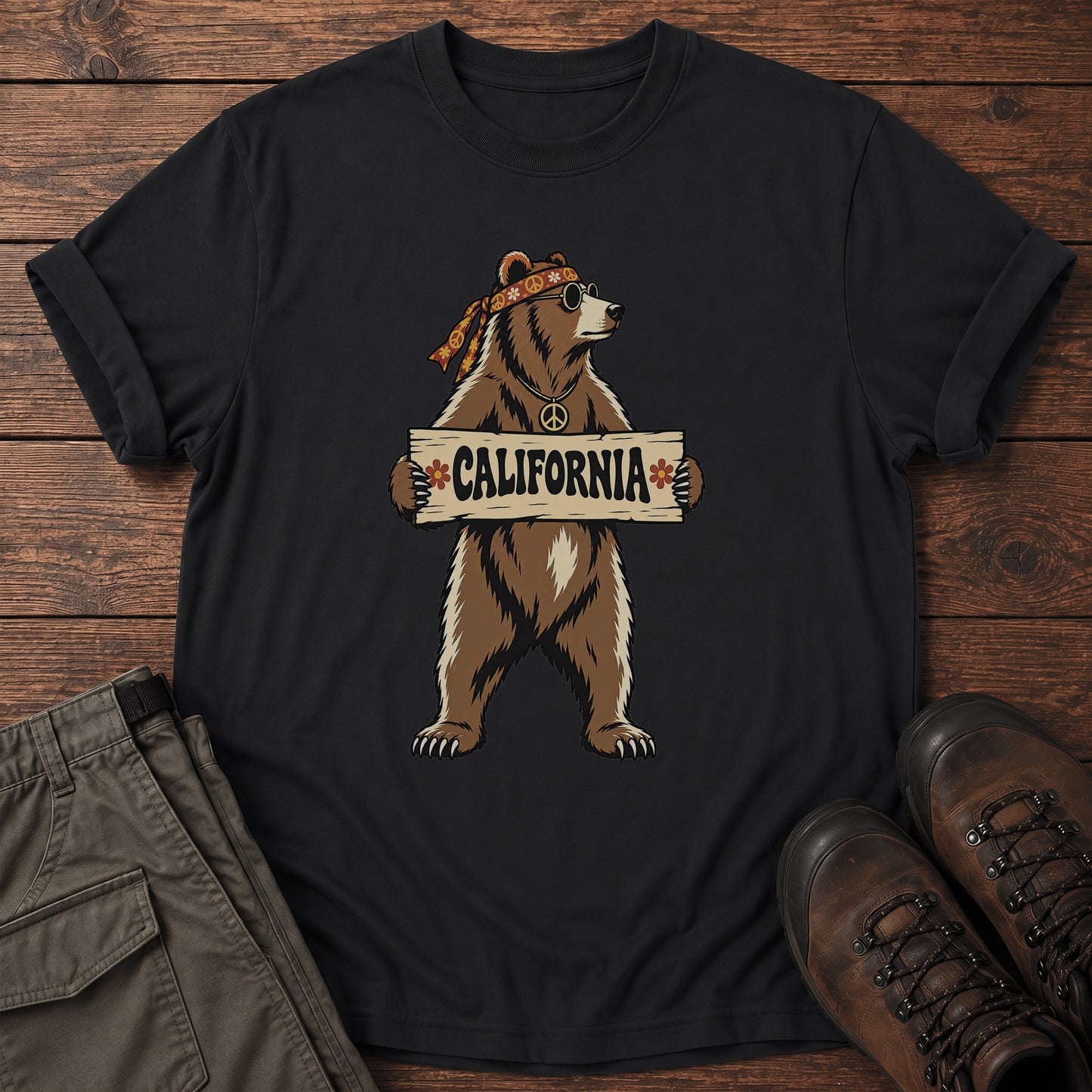 Hitchhiking Bear T-Shirt