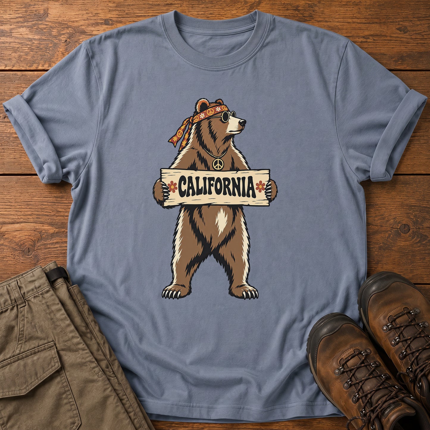 Hitchhiking Bear T-Shirt