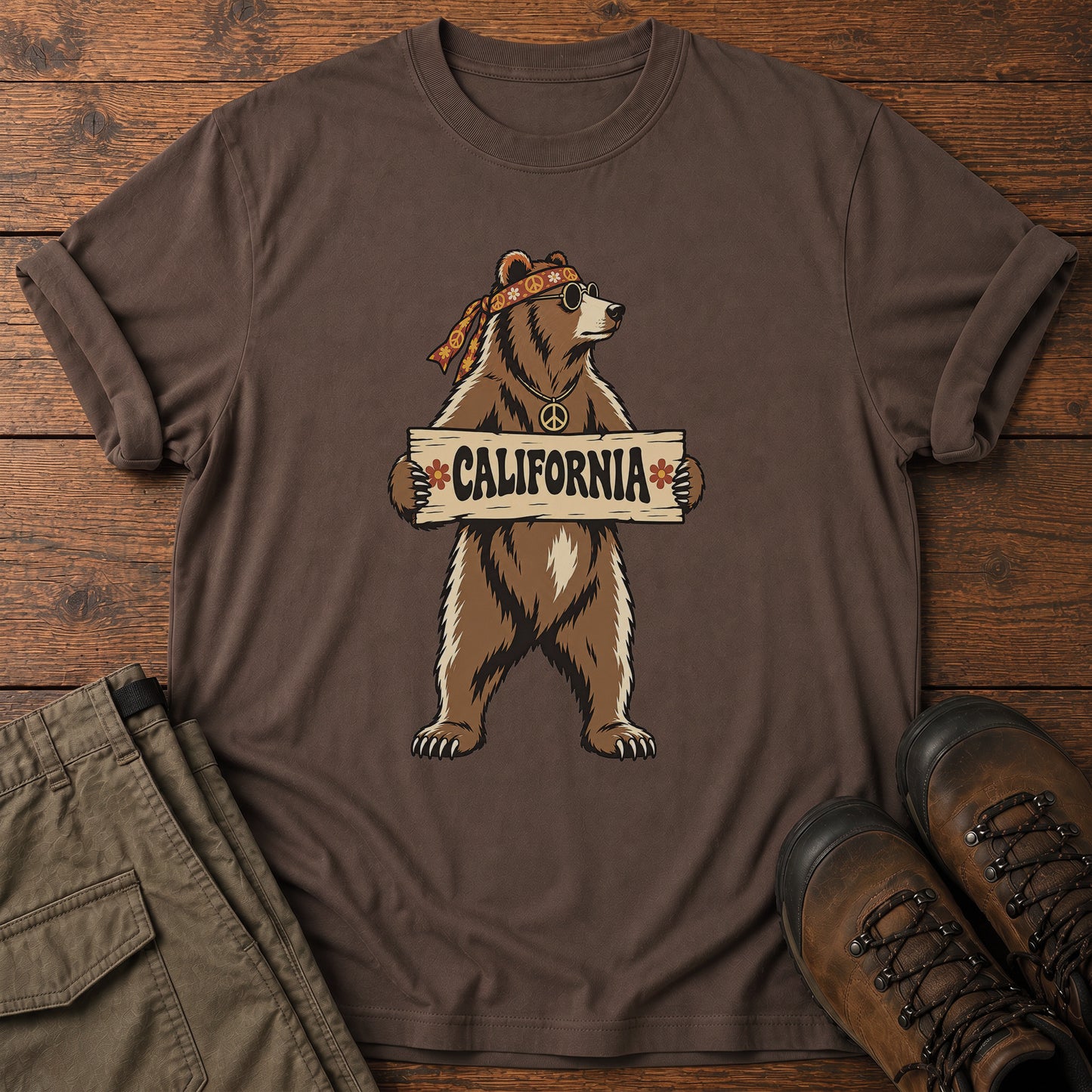 Hitchhiking Bear T-Shirt