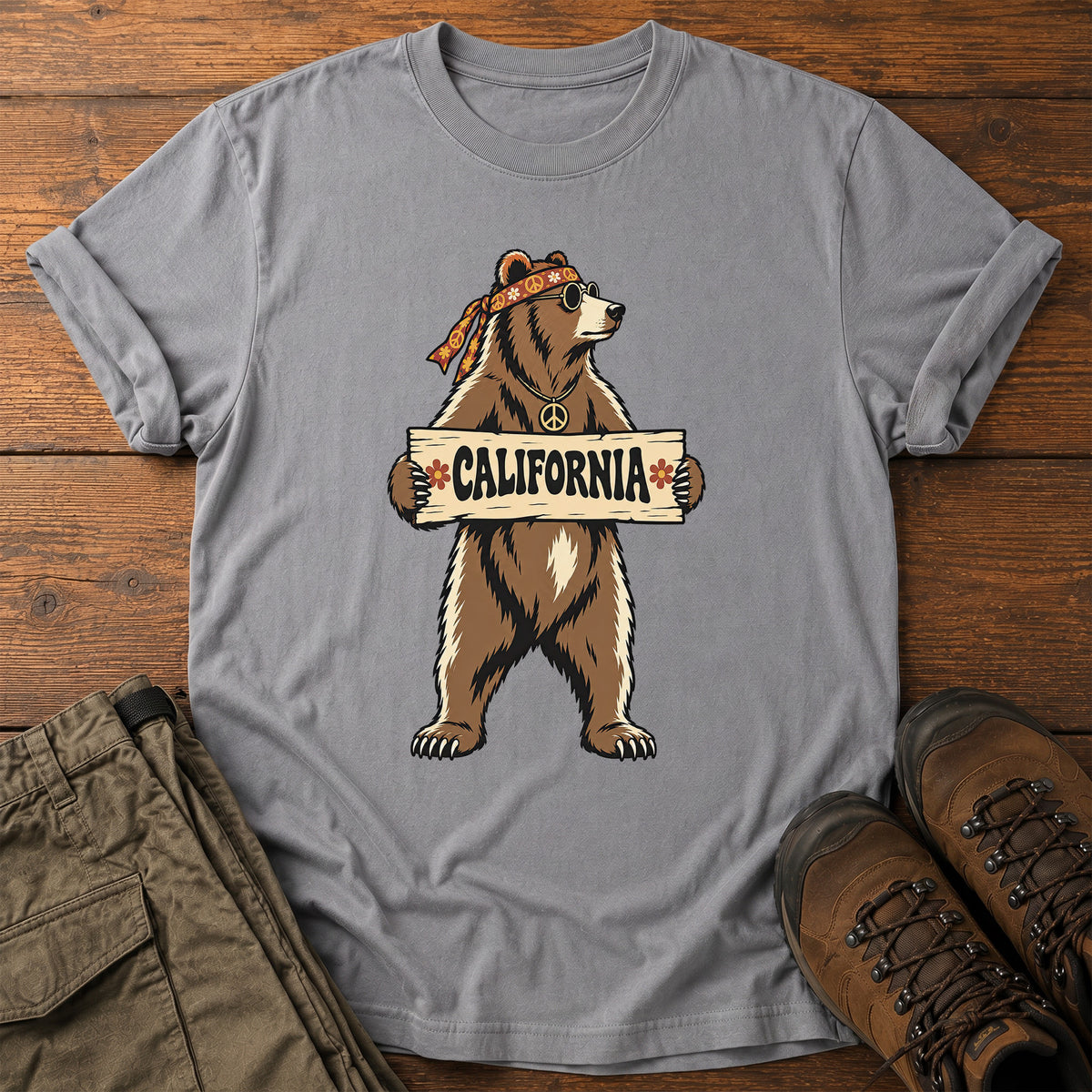 Hitchhiking Bear T-Shirt