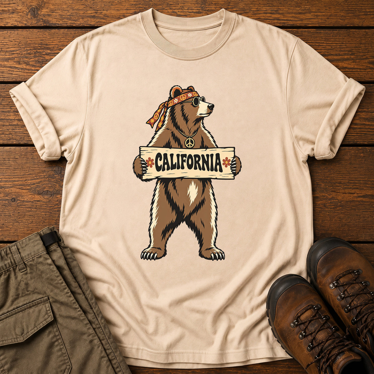 Hitchhiking Bear T-Shirt