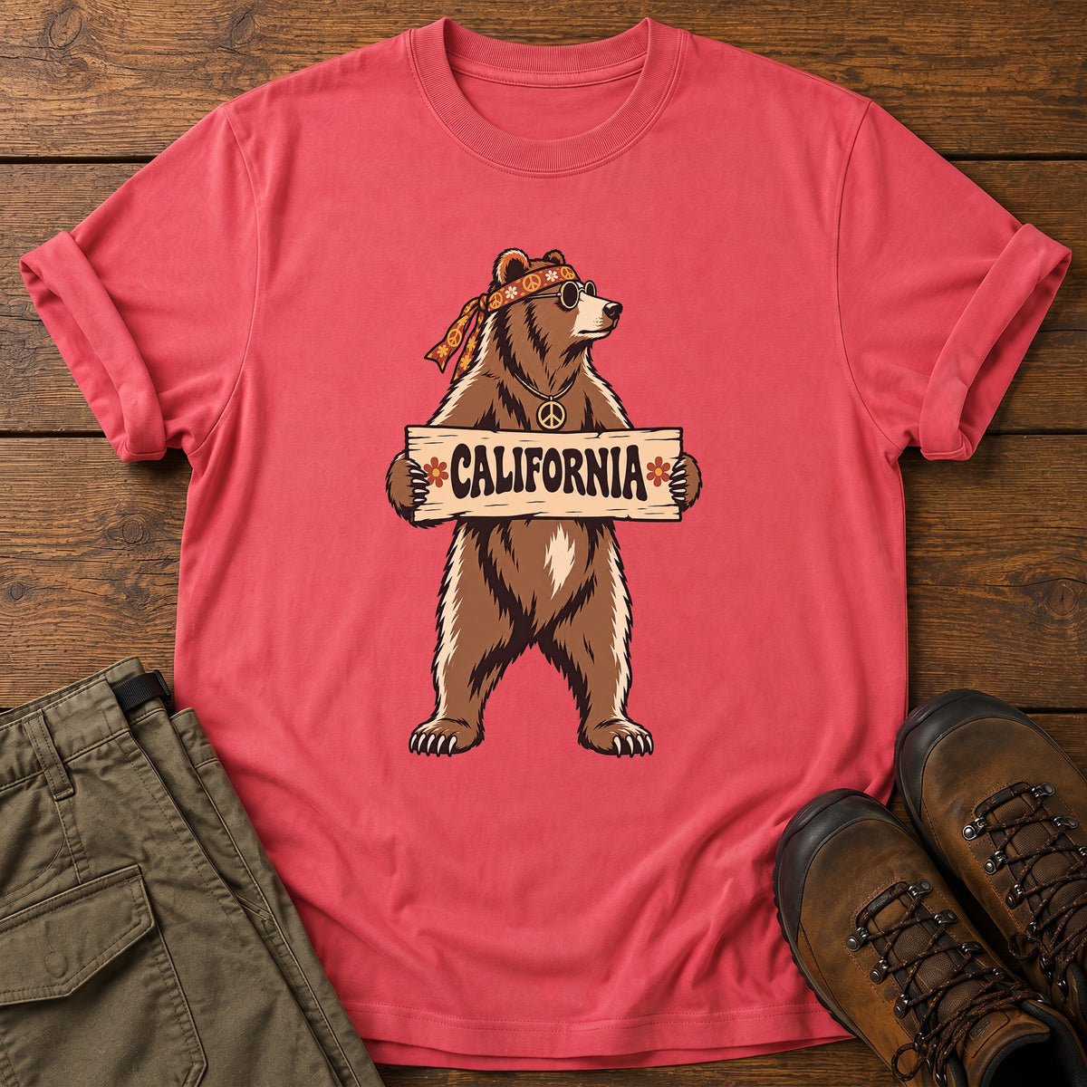 Hitchhiking Bear T-Shirt