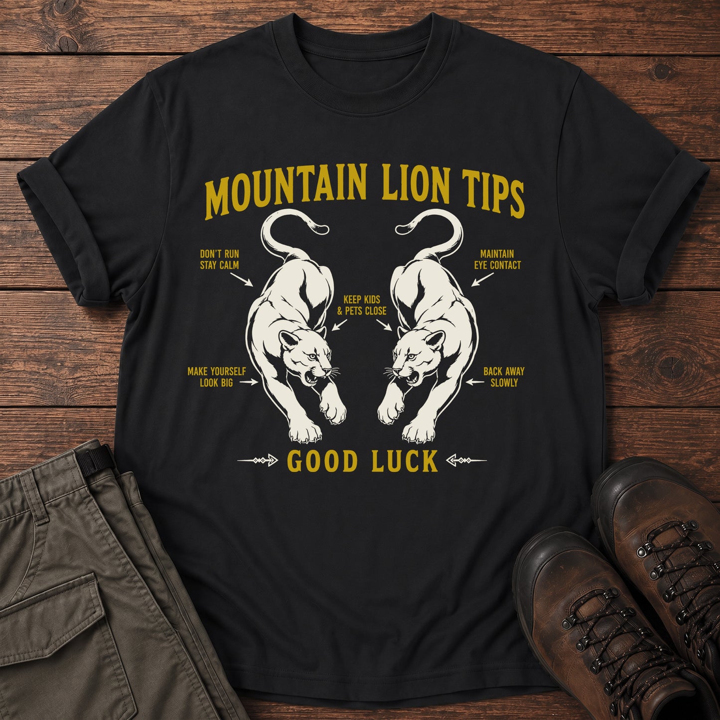 Mountain Lion Tips T-Shirt