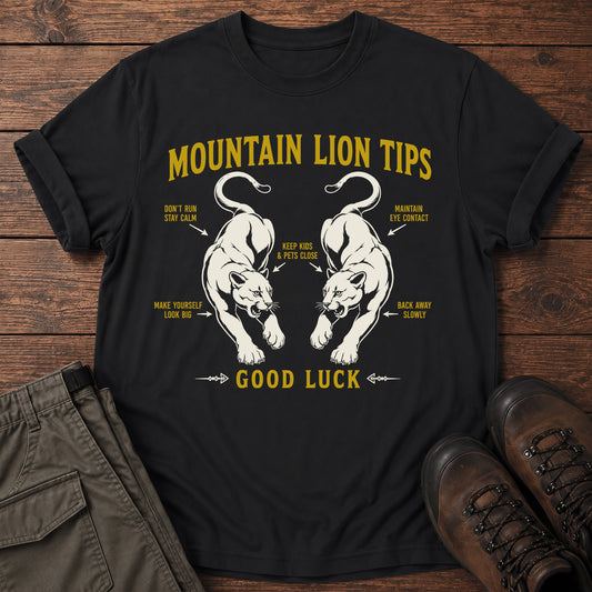 Mountain Lion Tips T-Shirt