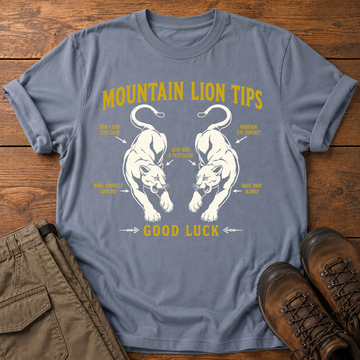 Mountain Lion Tips T-Shirt