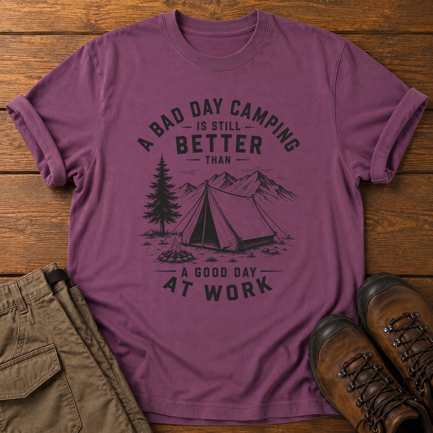 Bad Day Camping T-Shirt
