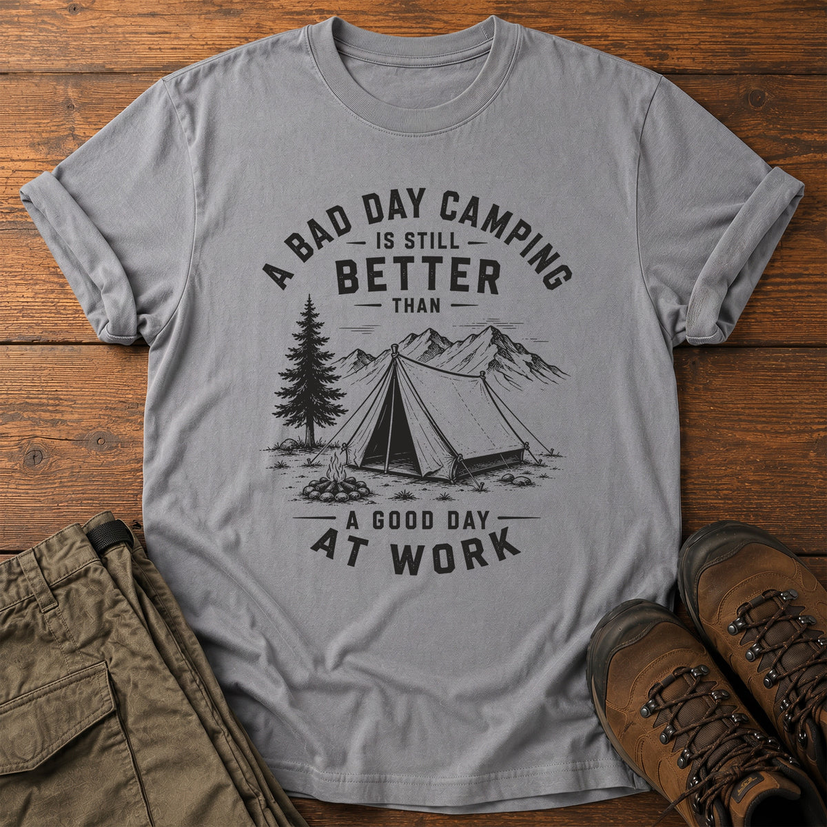 Bad Day Camping T-Shirt