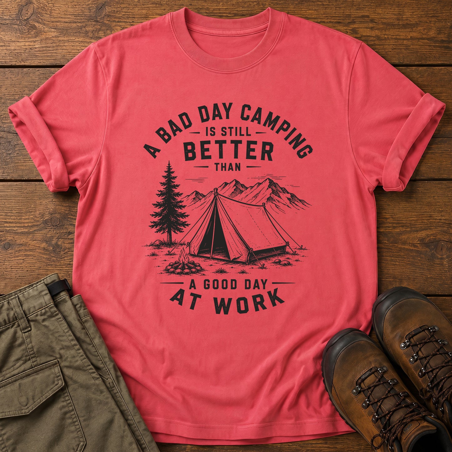 Bad Day Camping T-Shirt