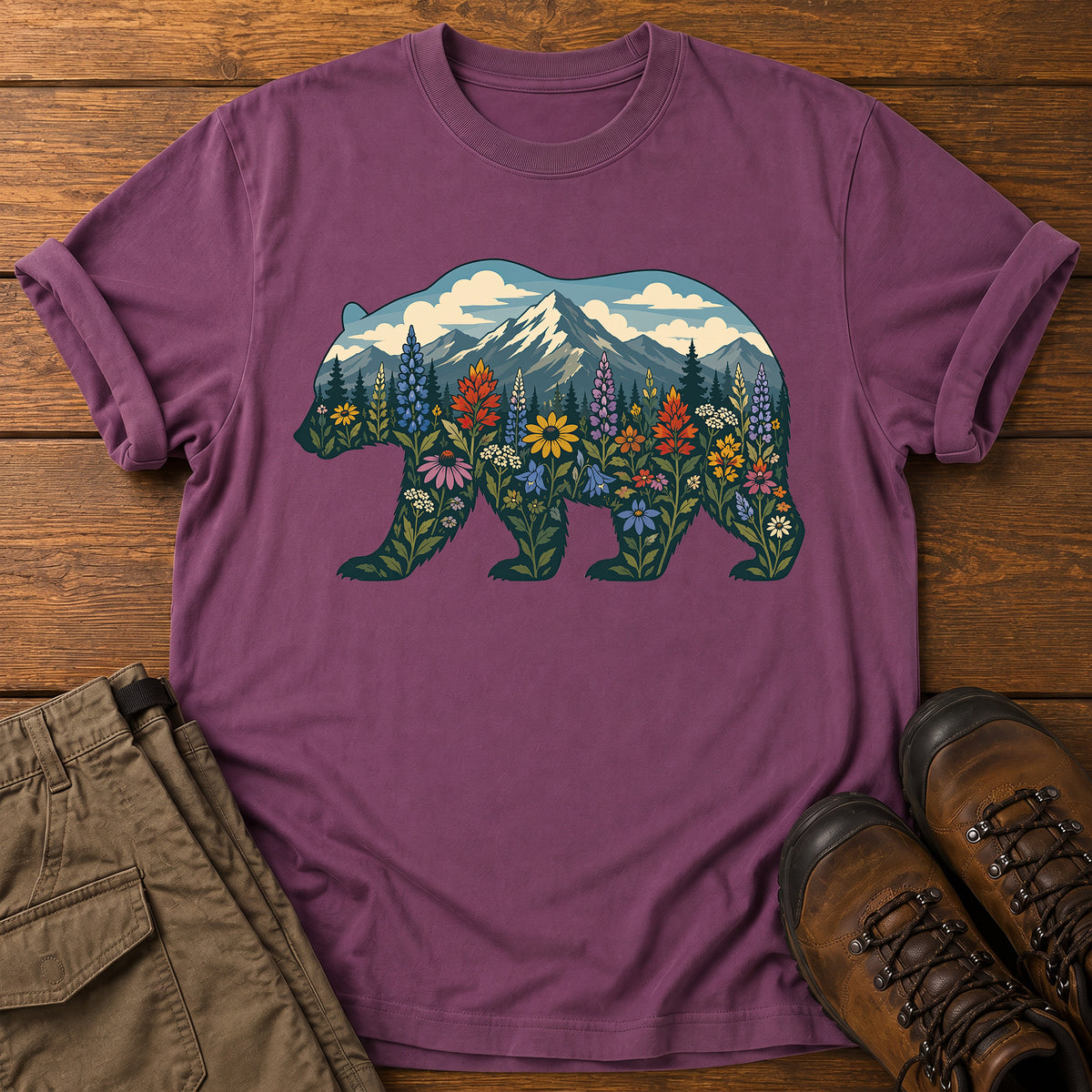 Wildflower Bear T-Shirt