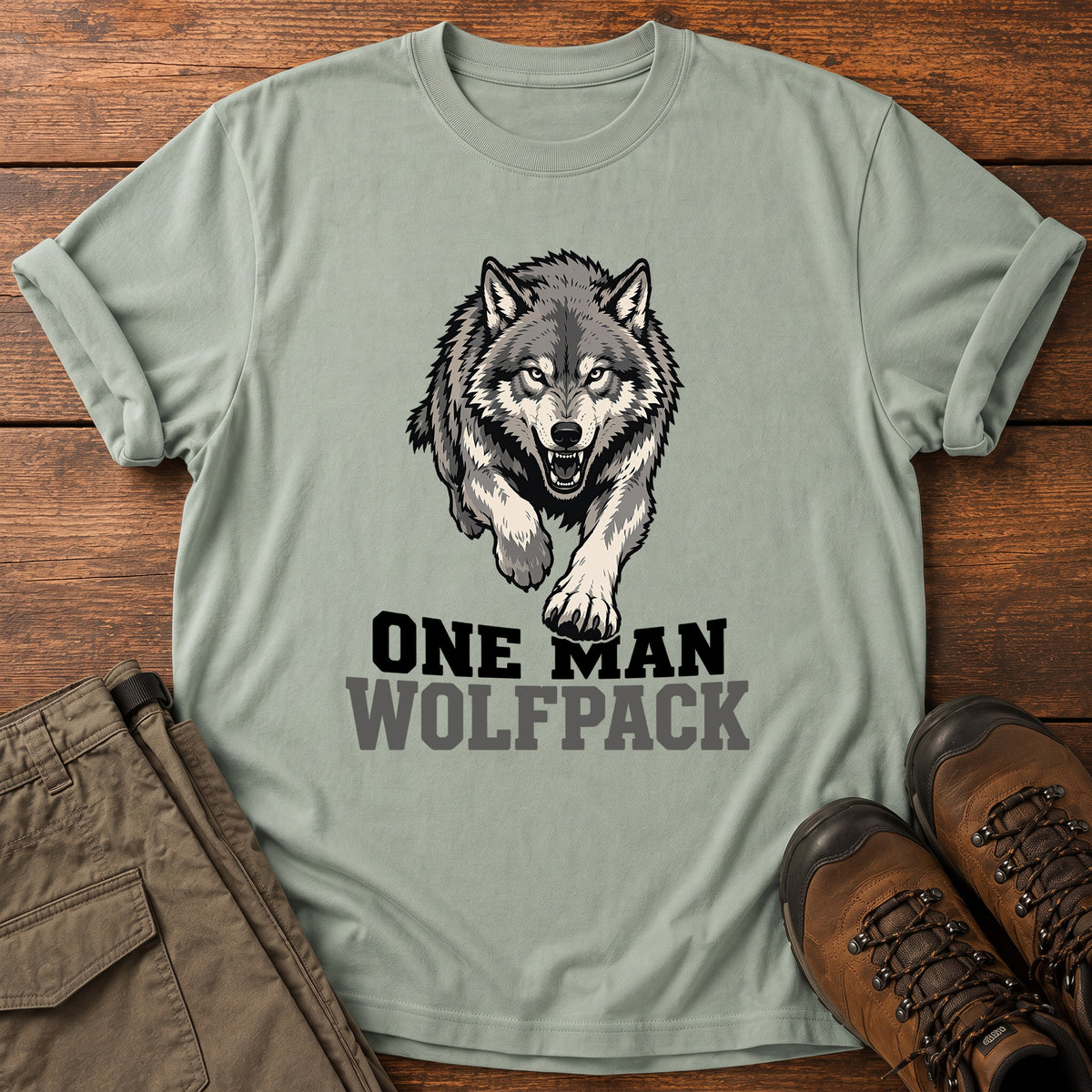 One Man Wolfpack T-Shirt