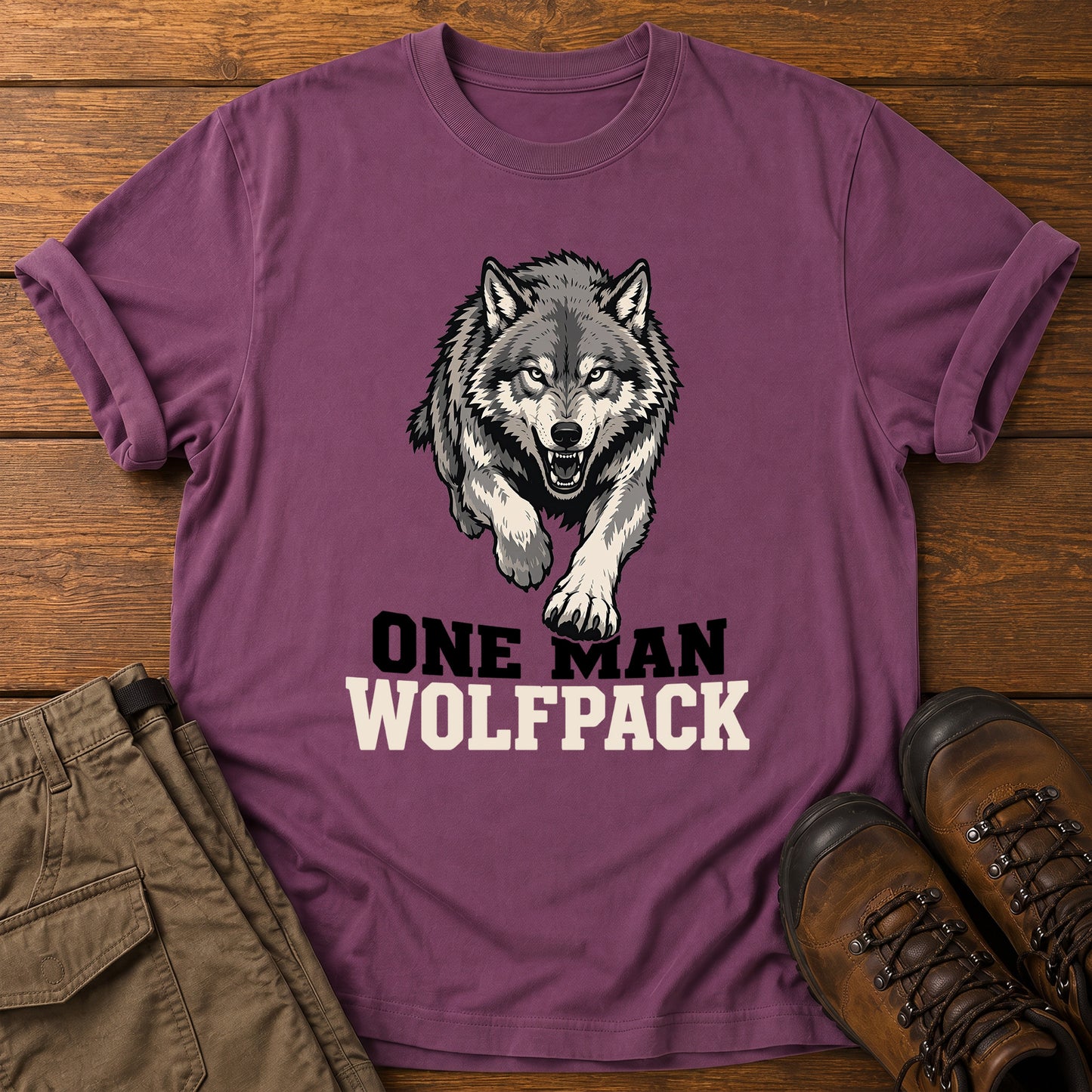 One Man Wolfpack T-Shirt