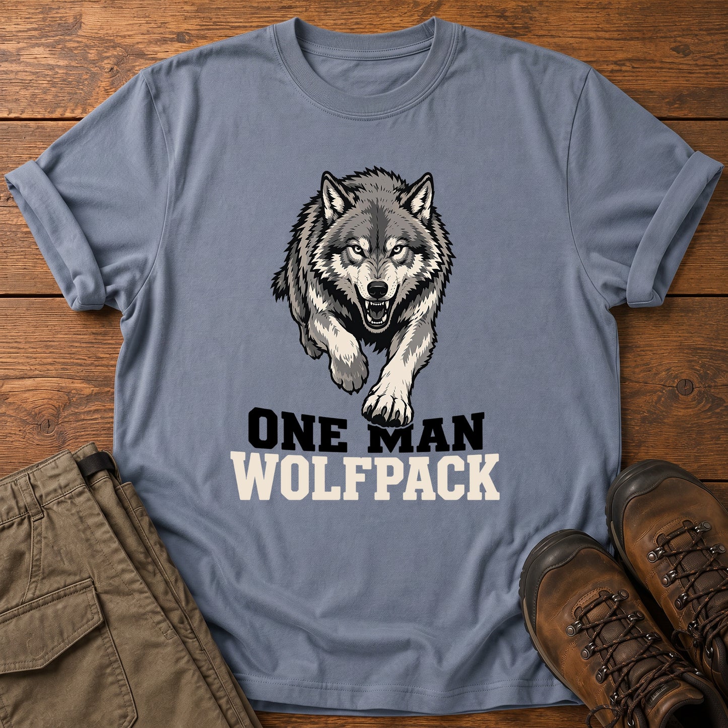 One Man Wolfpack T-Shirt