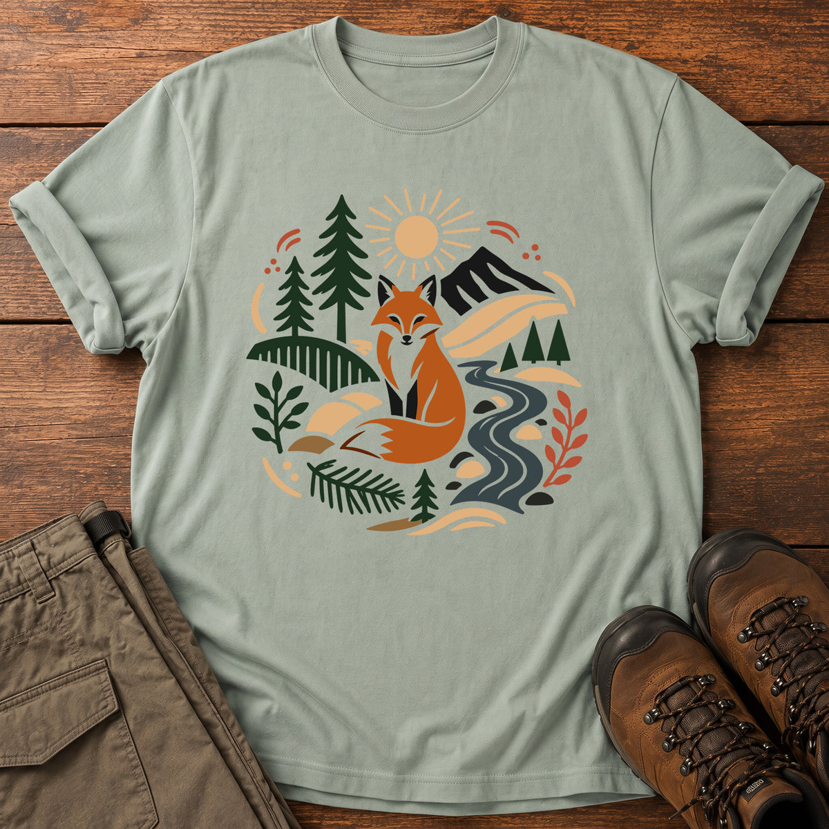 Fox Abstract T-Shirt