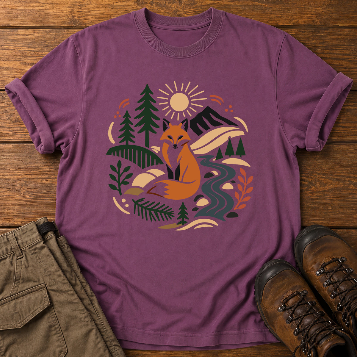 Fox Abstract T-Shirt