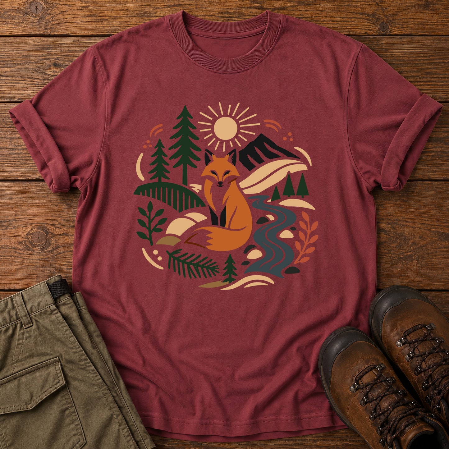 Fox Abstract T-Shirt