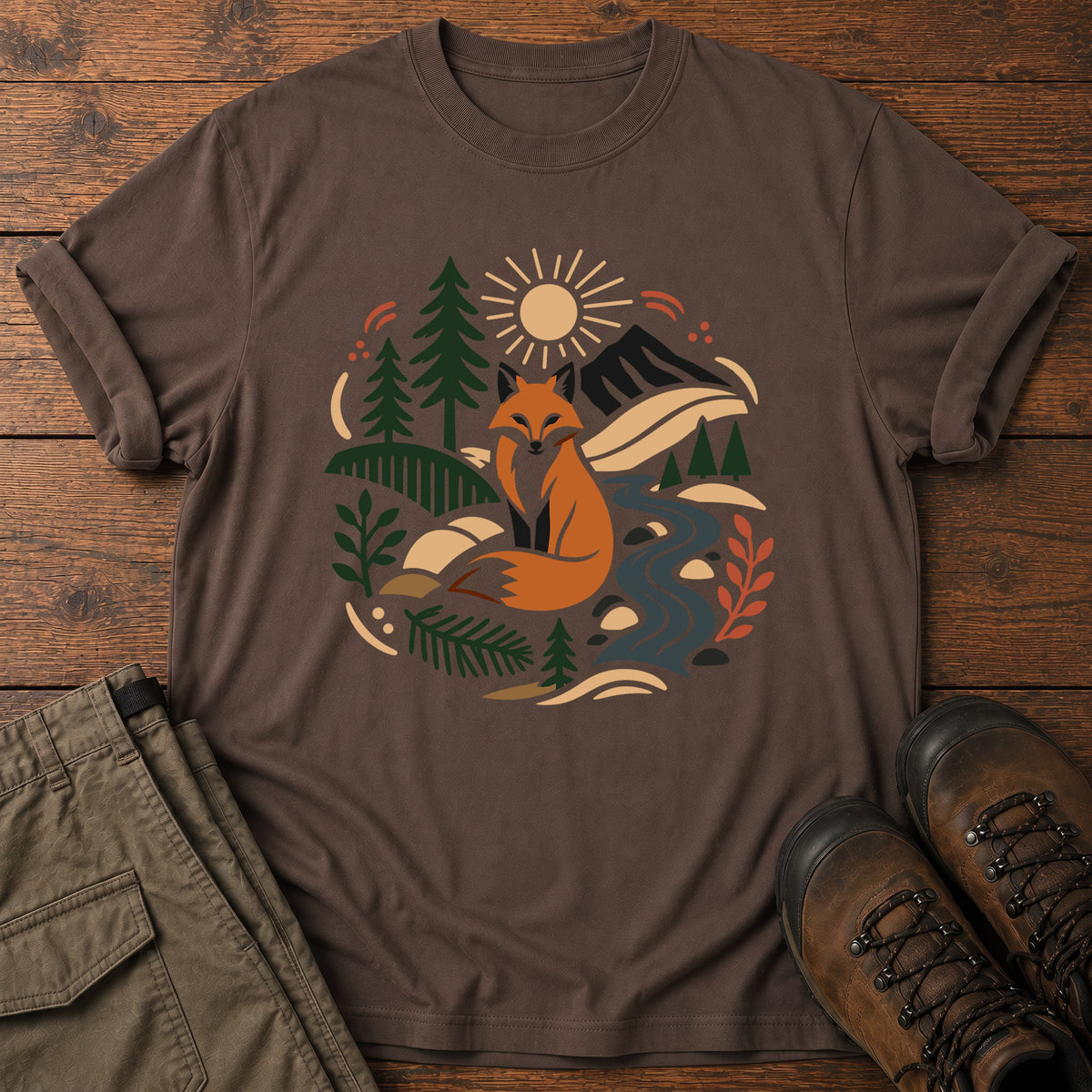 Fox Abstract T-Shirt