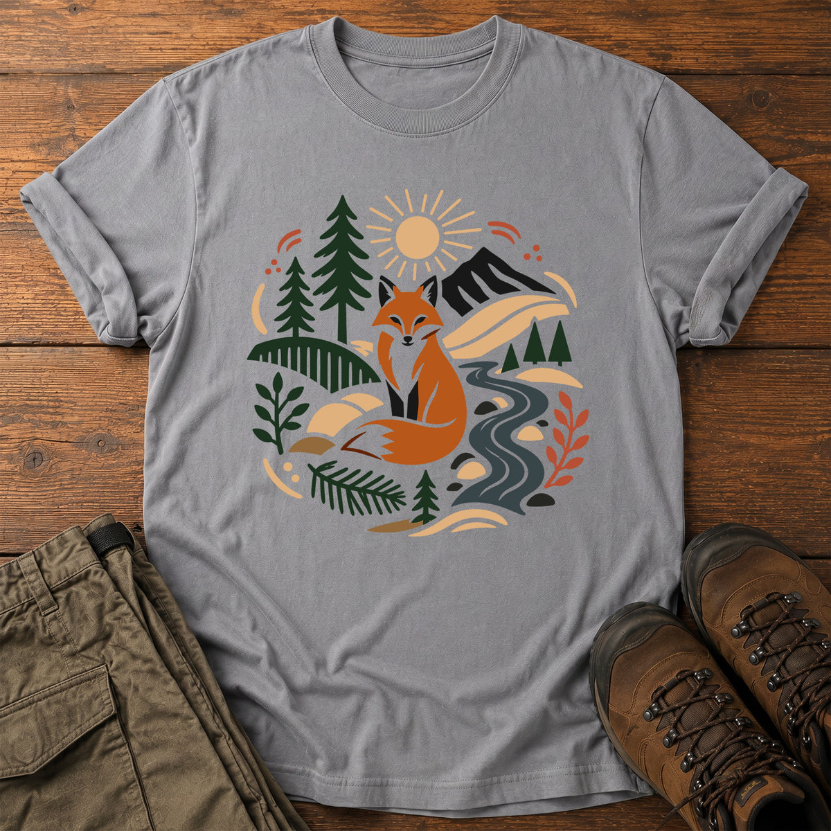 Fox Abstract T-Shirt