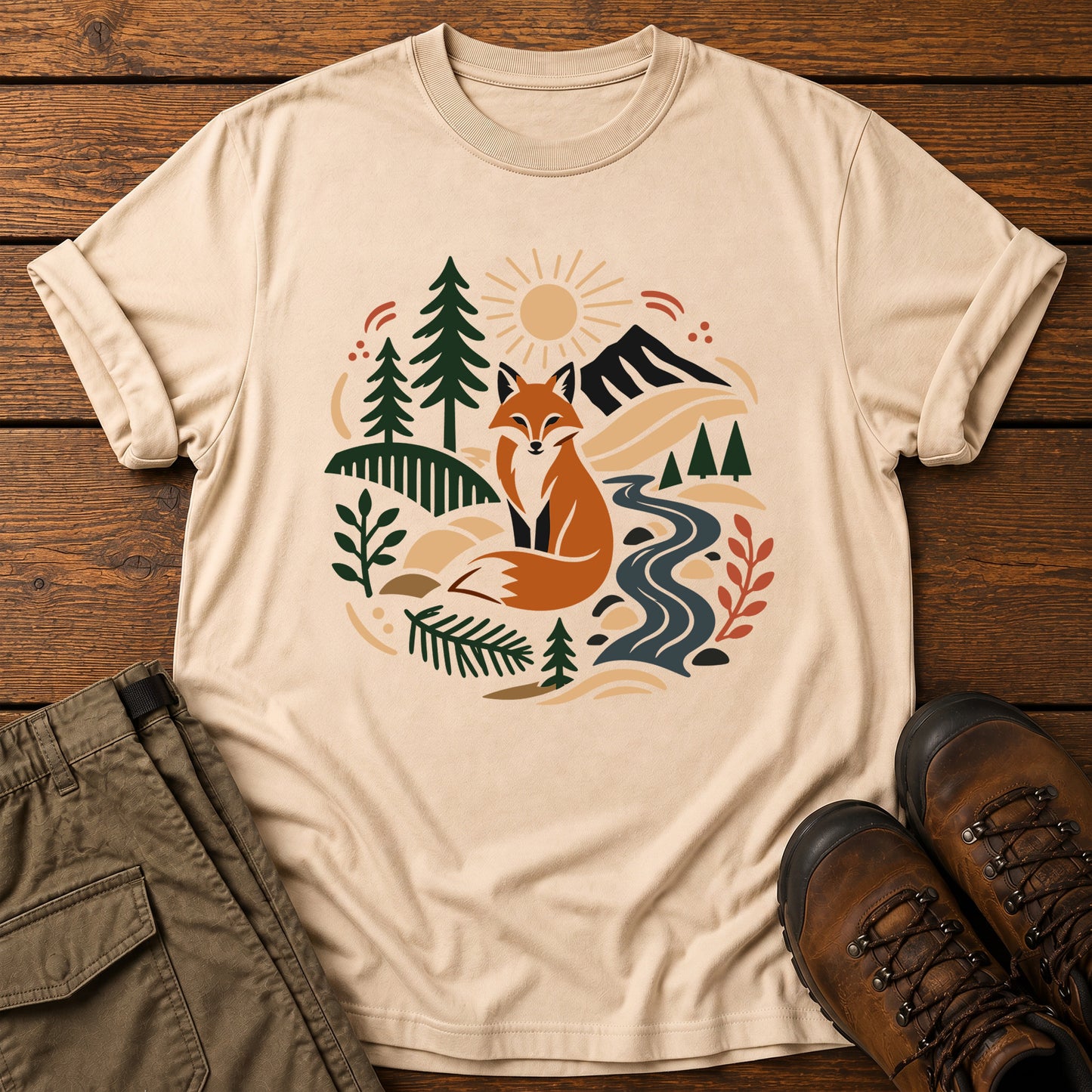 Fox Abstract T-Shirt