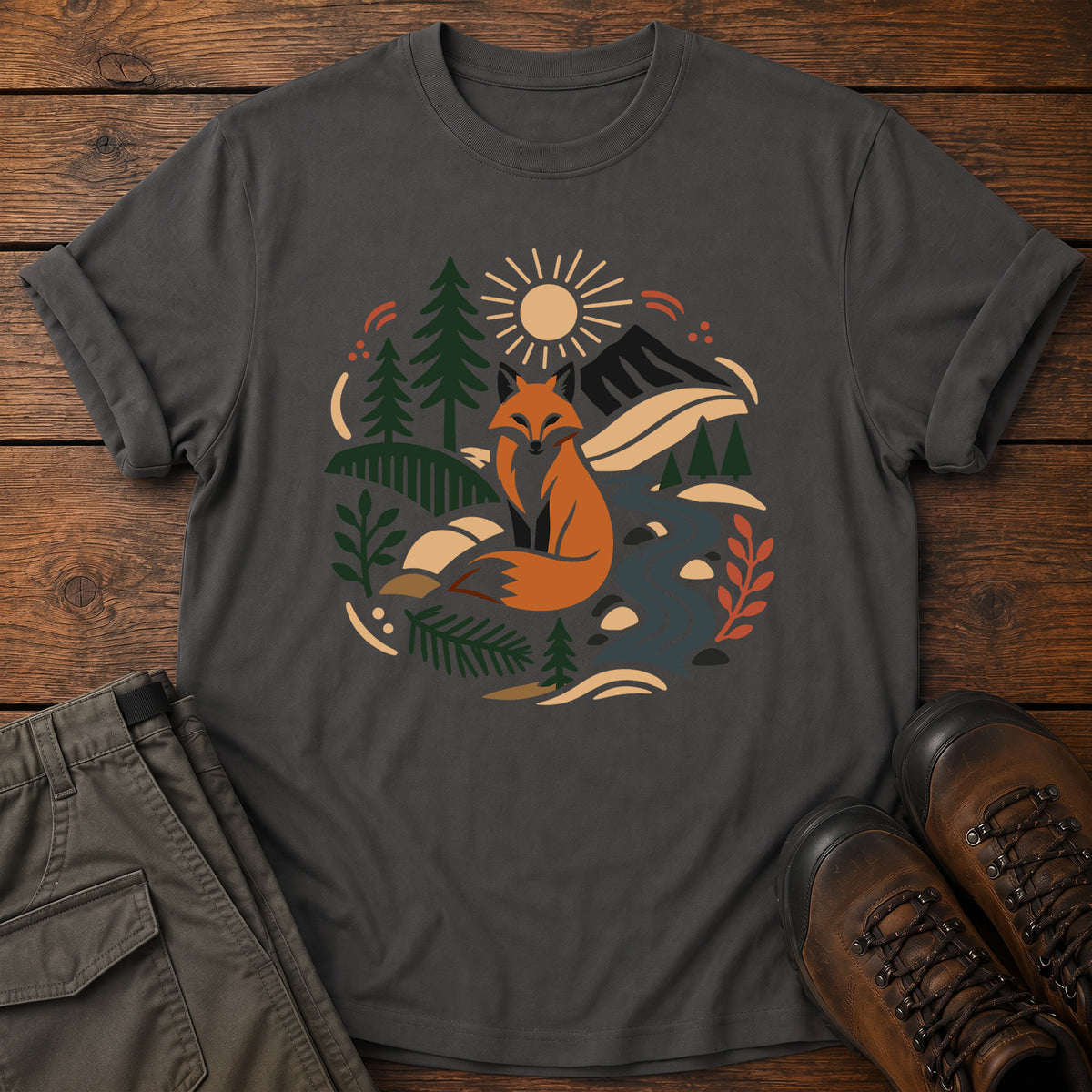 Fox Abstract T-Shirt