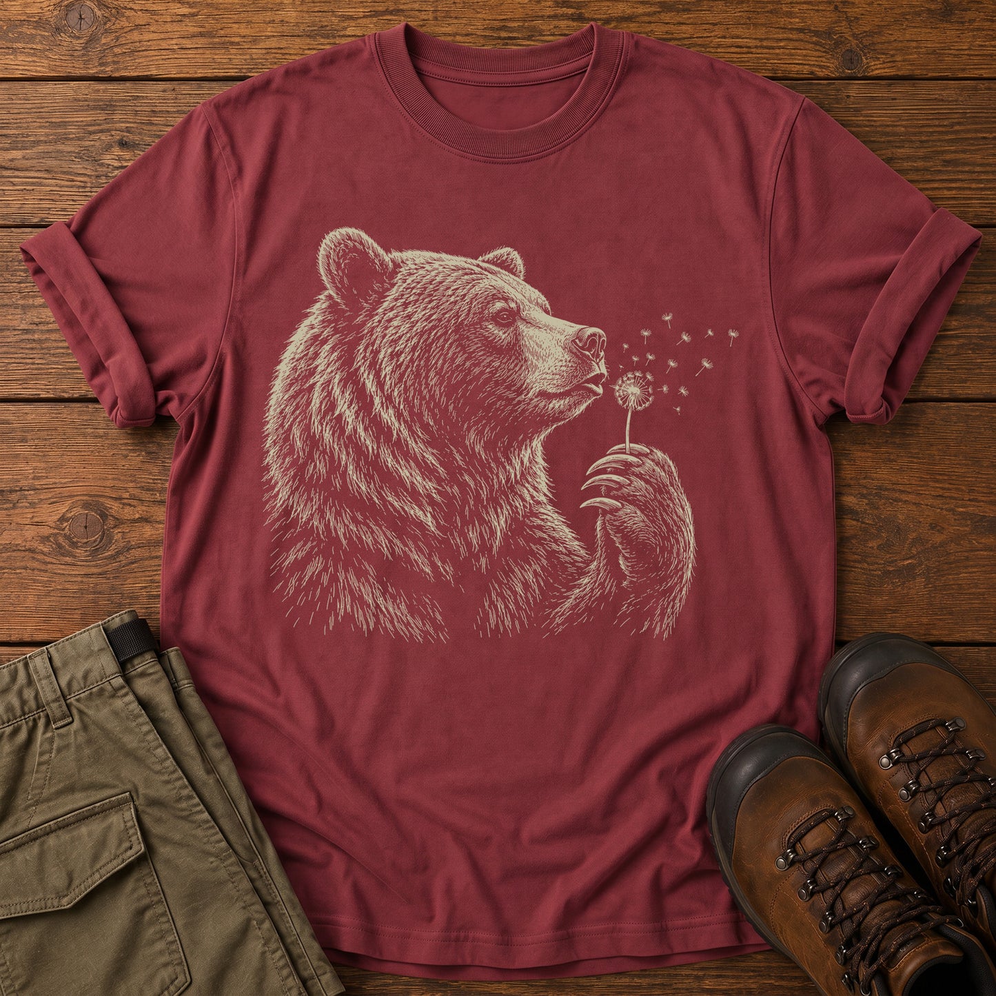 Blowing Wishes Grizzly T-Shirt