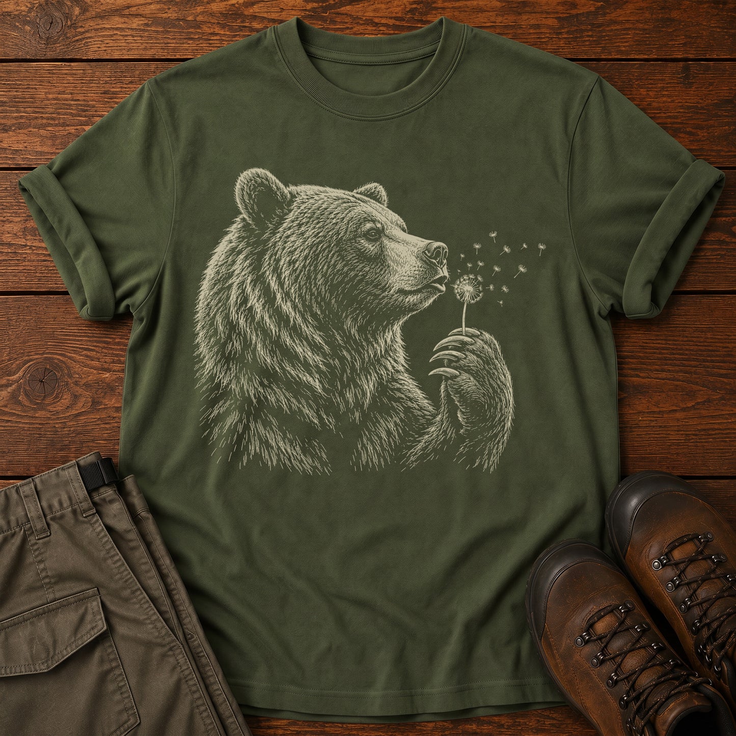 Blowing Wishes Grizzly T-Shirt