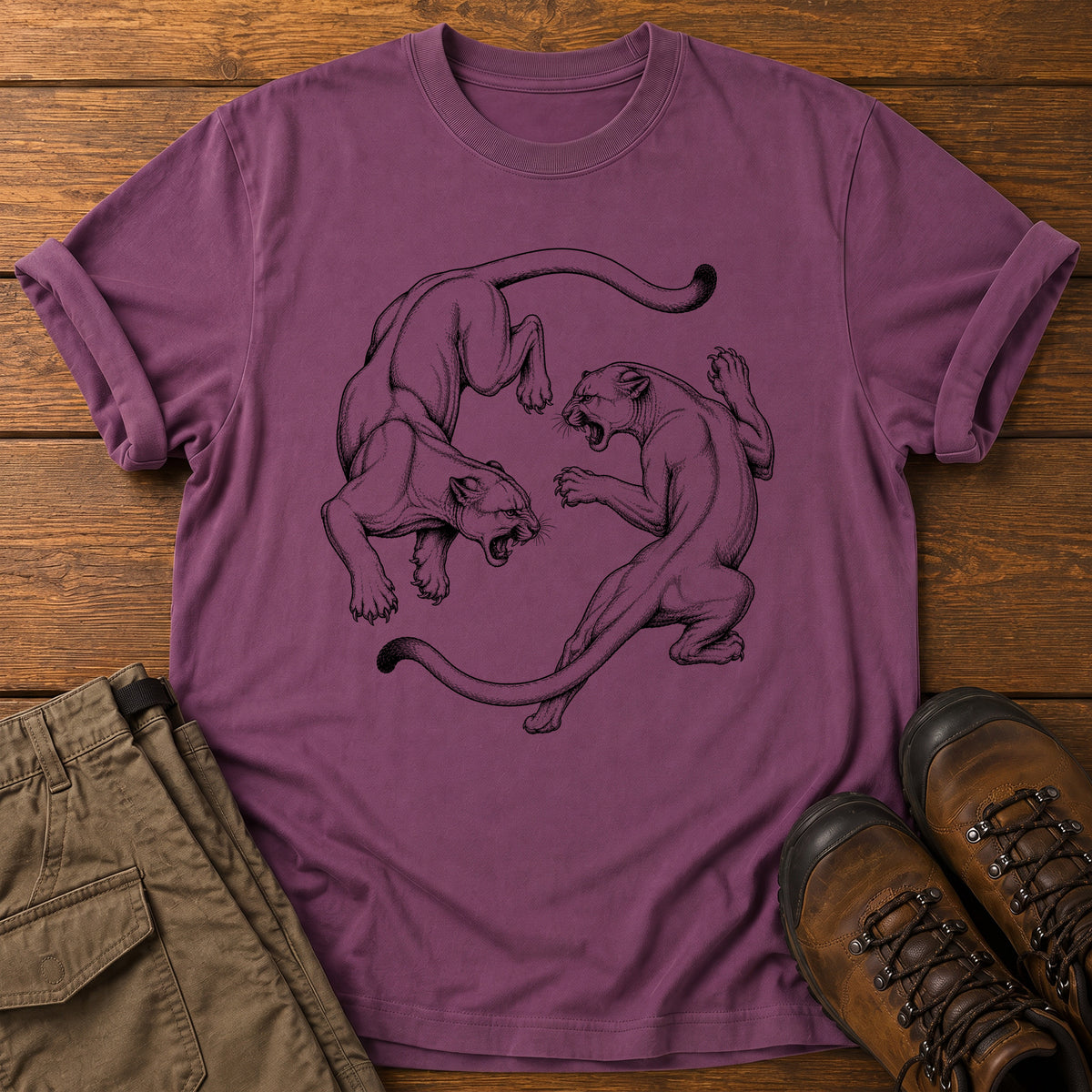 Yin Yang Cats T-Shirt