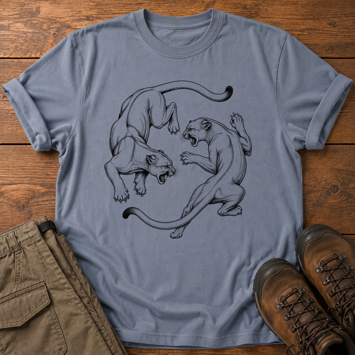 Yin Yang Cats T-Shirt