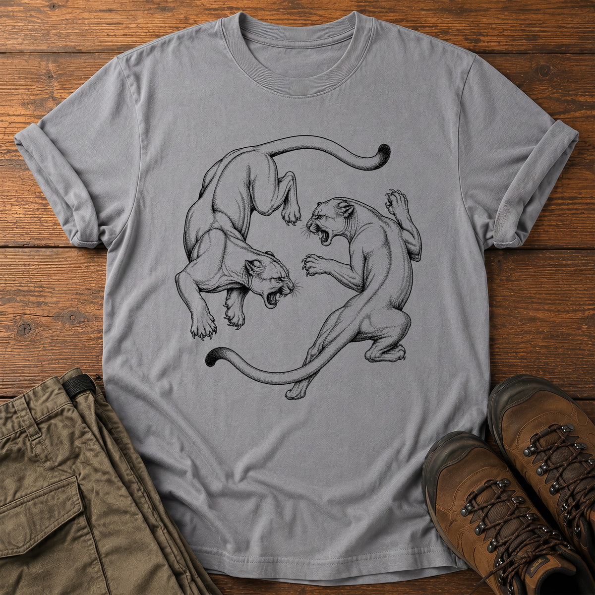Yin Yang Cats T-Shirt