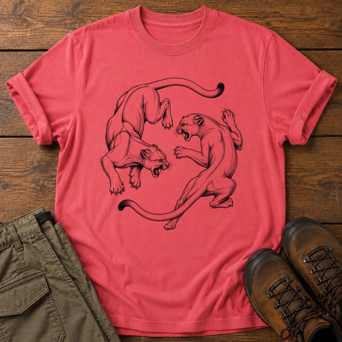 Yin Yang Cats T-Shirt