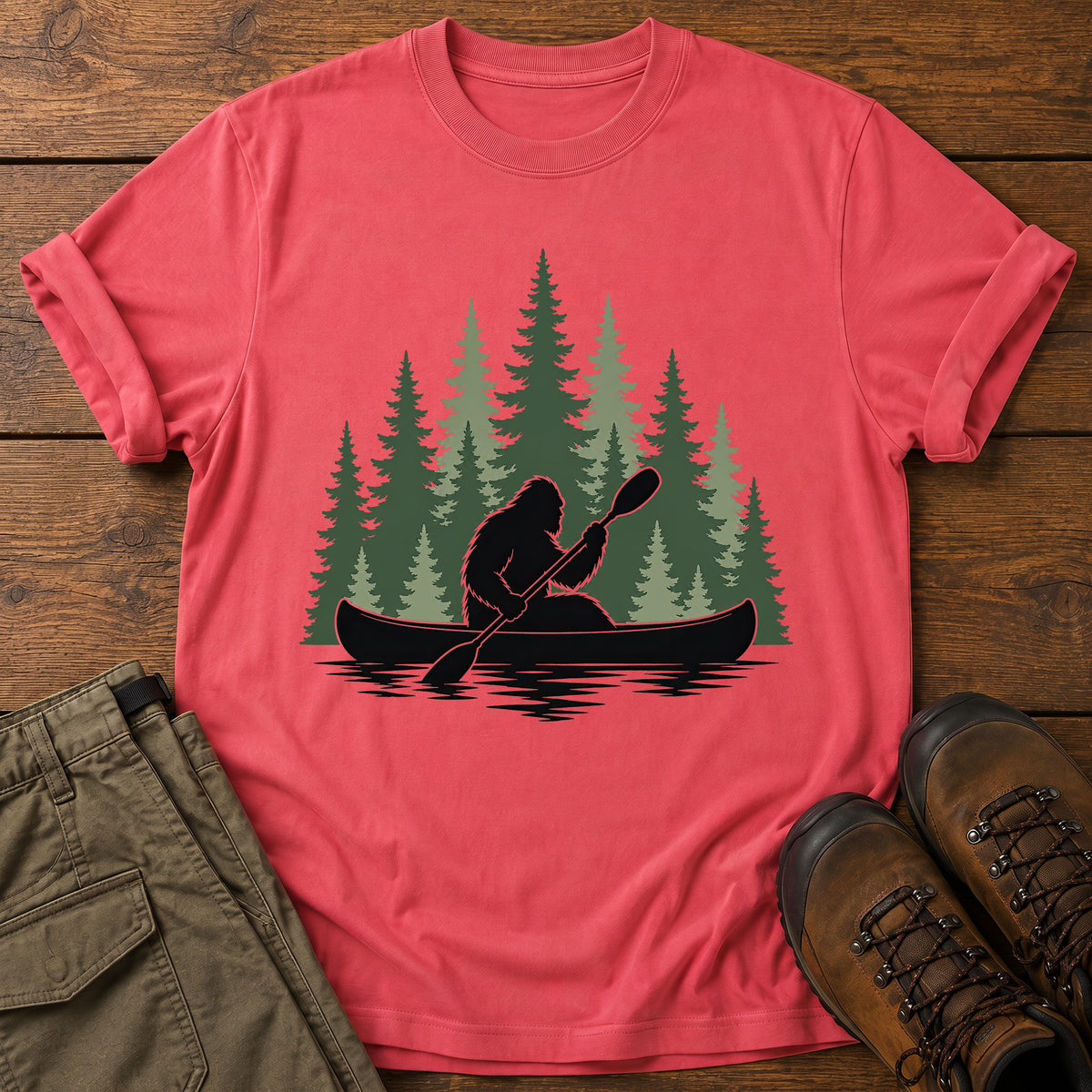 Bigfoot Paddling T-Shirt