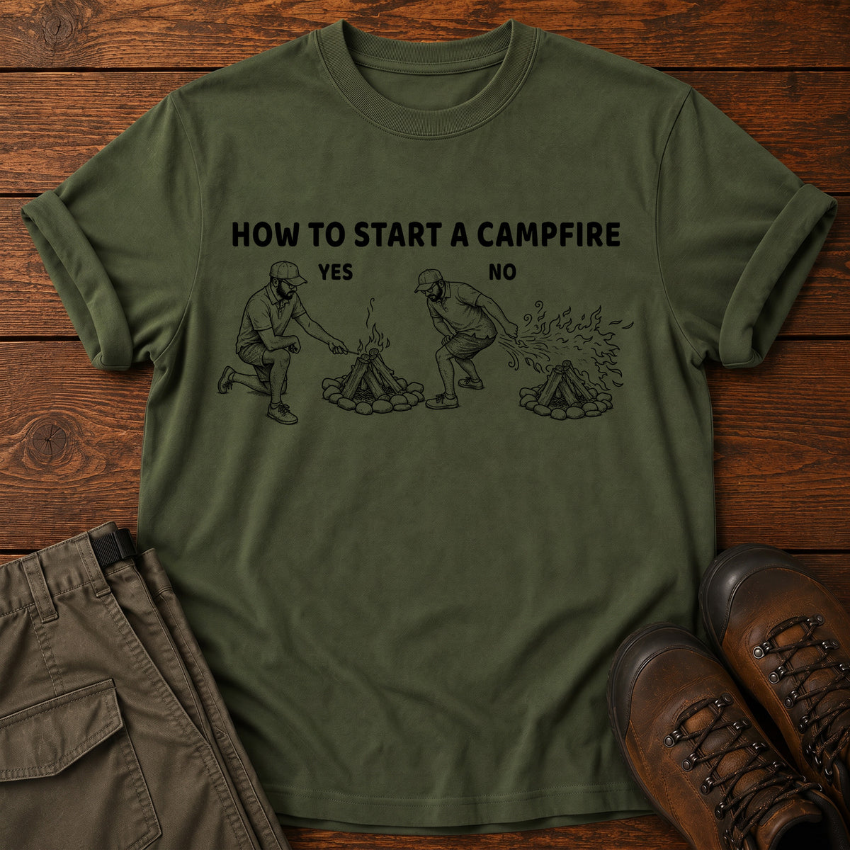 Start a Campfire T-Shirt