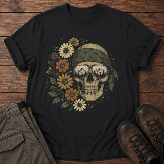 Skull and Flowers T-Shirt