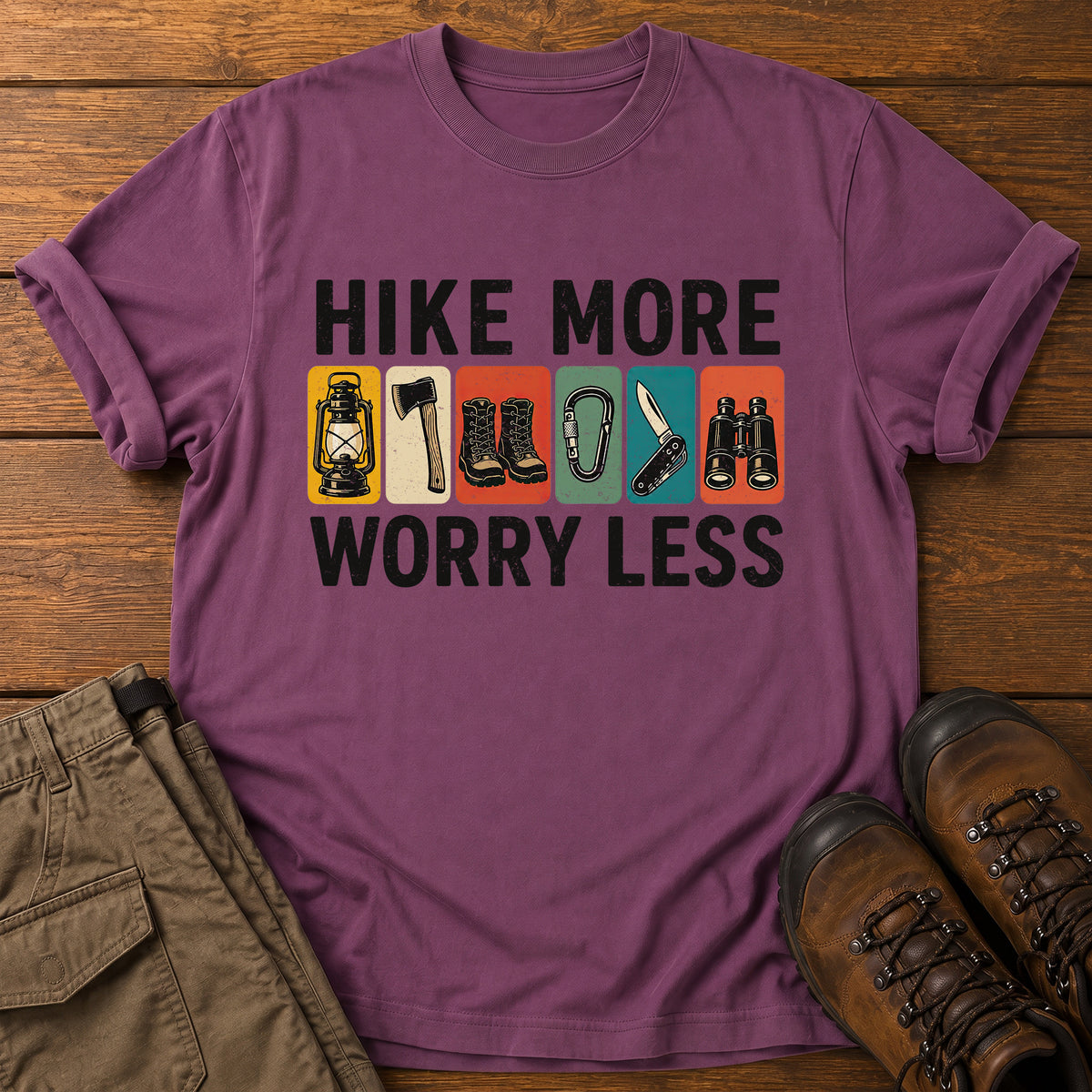 Hike More Worry Less T-Shirt