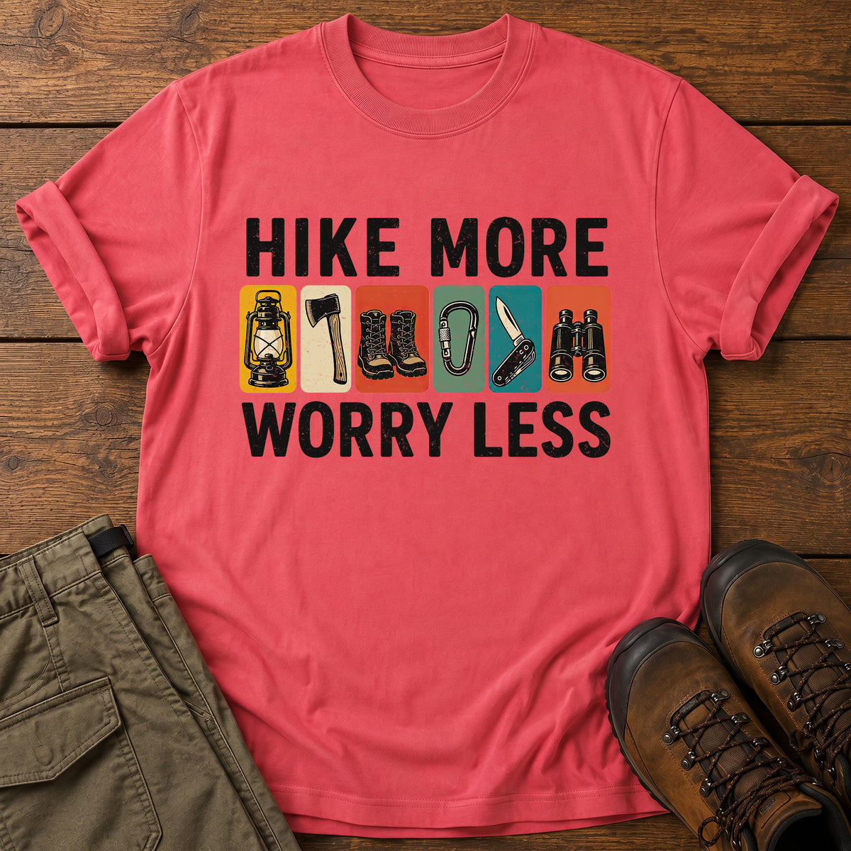 Hike More Worry Less T-Shirt