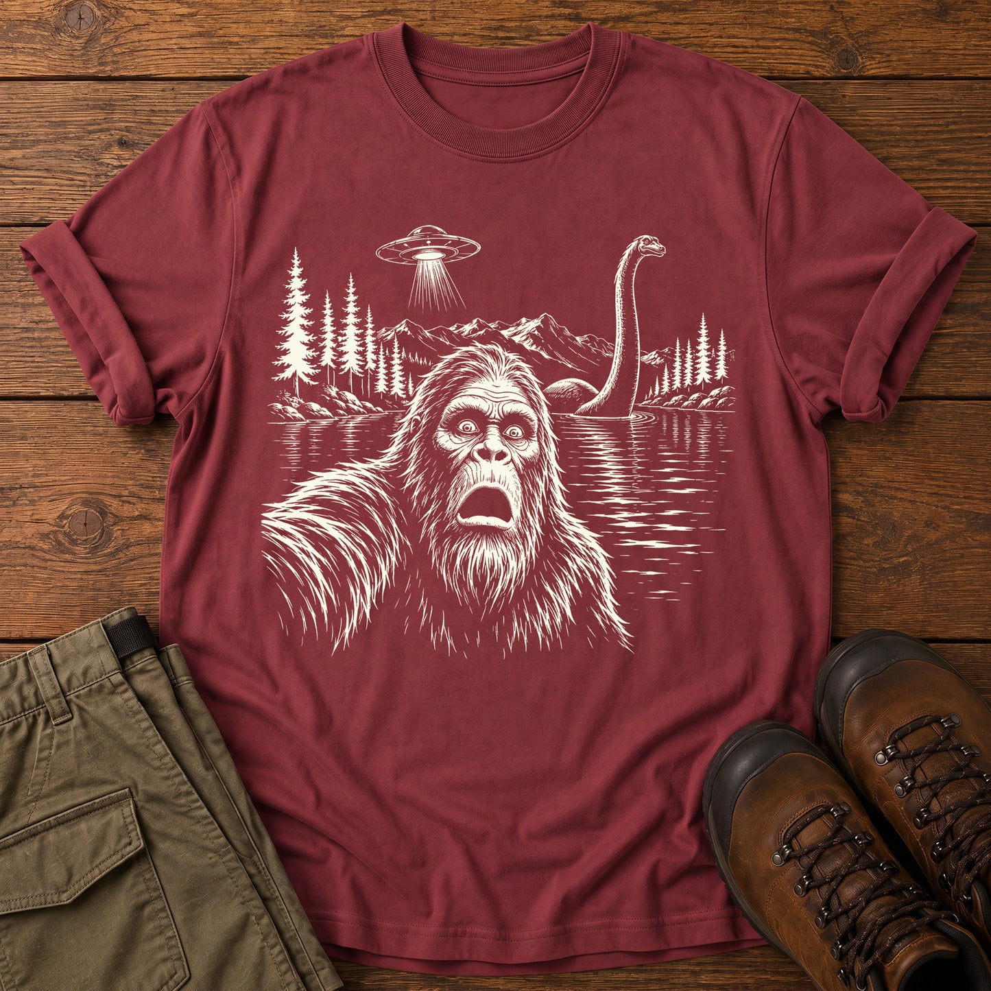 Bigfoot Selfie T-Shirt