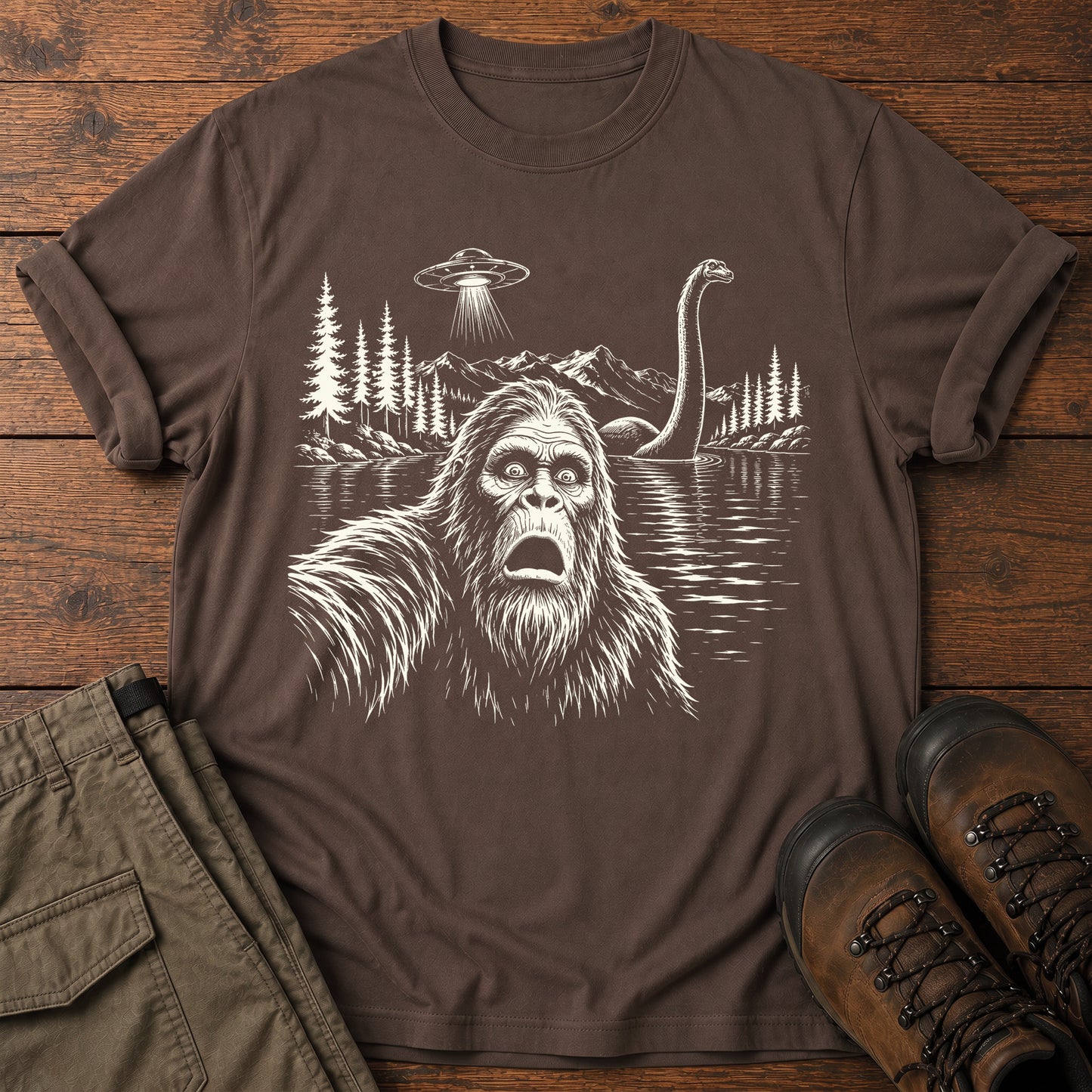 Bigfoot Selfie T-Shirt