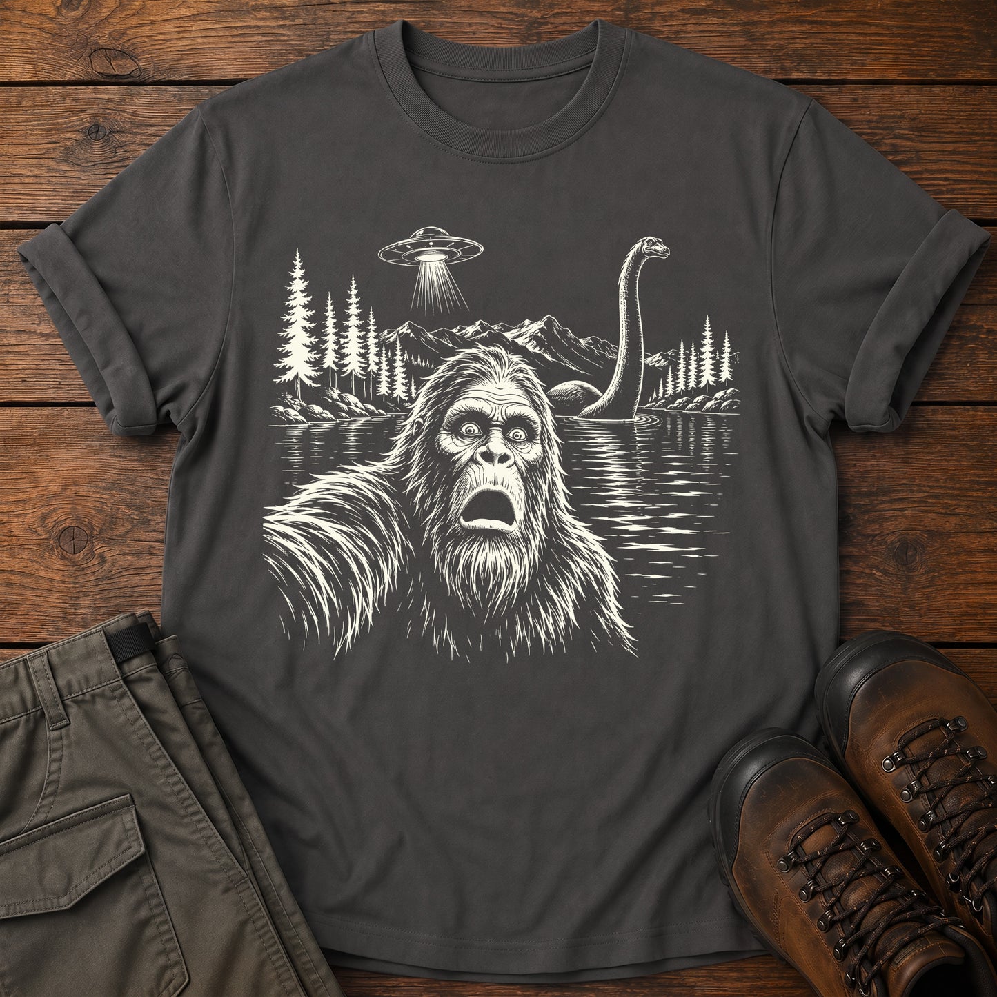 Bigfoot Selfie T-Shirt